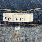 Velvet by Graham & Spencer Low Rise Boyfriend Jeans in Vintage Wash size 24 Blue Photo 2
