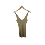 Guess VINTAGE Y2K Jeans Authentic Gold Metallic Knit Fitted Tank Size M Photo 7