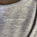 Soft Surroundings Tali Gray Knit A-Line Relaxed Casual Travel Dress - Sz S 💚🎀 Photo 11