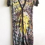 Anthropologie  Dress Aoyama Itchome Sweater Short Sleeve Button Front Sz S GUC Photo 0