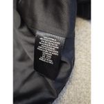 Alice + Olivia Womens Kylie Black Pinstrip Knit Blazer Sz M Elastic Drawstring Photo 7