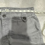 Jeanstar Gray Denim Wide Leg Sailor Jeans Womens‎ Pants Button Detail Western Size 12 Photo 5