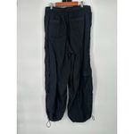 Daily Practice Anthropologie Base Jump Parachute Black Cargo Pants Size Medium Photo 4
