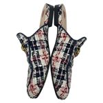 Gucci Princetown Tweed Mules Horsebit Gardenia Ink Blue Size 36.5 Photo 5