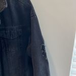 SheIn  distressed denim jacket size Large Photo 3