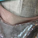 Inc international Inc. International Concepts Sz Small Silver Sequin One Long Sleeve Shoul… Photo 6