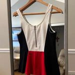 EXPRESS Women's Tank Top S Red Black White Photo 0