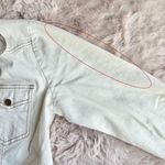 Hot Kiss Vintage Y2K White Fitted Denim Button Up Jacket Photo 2