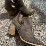 Southern Trend Mi.Im  Elsa Faux Suede Side Cut Slip Bootie in Grey Photo 4