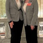 SO Houndstooth single button blazer w/ padded shoulder Photo 5