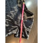 ZARA  Sheer Floral Embroidered Top Women XL Black Beaded Neckline Whimsygoth Lace Photo 8