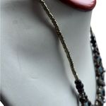 Ethnic Exotic Goddess Turquoise Dangle Vintage Necklace Blue Photo 4