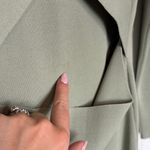 Alice + Olivia NWT Estelle Fitted Long Sleeve Midi Dress - Green Photo 6