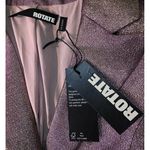 NEW Rotate Birger Christensen Fonda Metallic Puff Photo 11