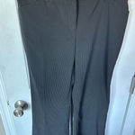 EXPRESS  editors black stripped pants size 4R Photo 0