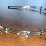 Silver Crystal Rhinestone Prom Style Headband Headpiece Photo 5