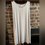 Zenana Outfitters Solid grey sleeveless swing dress - medium Photo 2