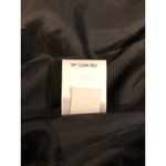 Apt. 9  Black White Tweed Blazer Jacket Removable Faux Fur Collar Single Button Photo 8