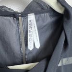 Gentle Fawn Black Shiny Lace Sleeveless Top Sz. L Photo 1