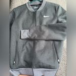 Nike  Women's Golf Wool Bonded Bomber Jacket- size M- polyester Dark grey Photo 6