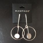 Rampage New  Gold Pendulum Bar & Hoops Earrings Photo 1