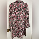 Outerknown  Floral Long Sleeve Romper, Size Large,  Linen & Organic Cotton NWT Photo 1