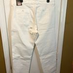 Michael Kors women's size 34 x 30 soft white button fly patch pocket chino pants Photo 3
