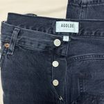 AGOLDE 90s Pinch Jeans in Howl Black Distressed Size 32 High Rise Straight Leg Photo 8