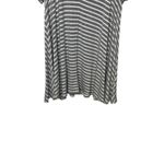 Judith March  Women's Top Striped Bed Hair‎ Don't Care Graphic Short Sleeve Small Photo 7