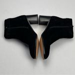 Kate Spade Madelaine Womens Size 6B 6 Black Leather Suede Heeled Bootie Strap Photo 4