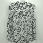 Moral Fiber  leopard print top black and white office casual sz 3X Photo 2