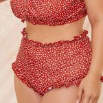 SheIn Plus Ditsy Floral Frill Printed Bikini Set 3X/4X Photo 6