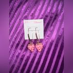 Betsey Johnson NWT  Strawberry Dangle Earrings Photo 3