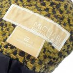 Michael Kors | 2 | Women's Bouclé Military Tweed Wool Jacket Gold Button Blazer Photo 6