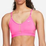 Nike NEW  Indy Training Dri-FIT Light support V Neck Sports bra size M Pink Photo 8