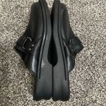 Clarks  black soft cushion wedged slip on clogs 9.5XW Photo 5