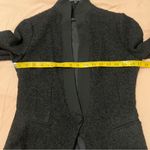 Elm Design Black Boucle Baby Alpaca Wool Sophisticated Blazer Stand Up Collar Size undefined Photo 13