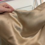 Revelry Bridesmaid Dress Gold Size 12 Photo 5