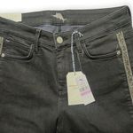 Tommy Bahama NWT   | 6 | Tema Indigo High-Rise Sparkle Tux Ankle Jeans Black $148 Photo 6