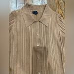 Iris  Tan Ribbed Knitwear Photo 4