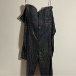 Bronx and Banco  Polka Dot Print Square Neckline Jumpsuit black size XXL 12 C3 Photo 3