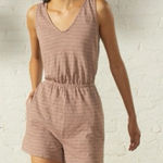 UPWEST Perfect Tank Romper‎ Tan Size M Photo 0