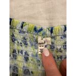 Aerie  Halter Mini Dress Women Medium Blue White Floral Spaghetti Straps Sundress Photo 6