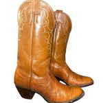 Vintage Nocona women's Western Genuine Lizard Cowgirl Boots size 5.5B Brown Photo 6