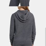 Theory Clean Hoodie Montana Wool Maroon Photo 2