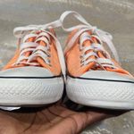 Converse All Star Low Tops Lace Orange Sneakers Women’s 8 Photo 4