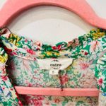 Entro  boutique Neighborhood Garden Midi Dress floral small pink green Photo 2