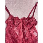 Avidlove Women Lingerie Size Small Color Burgundy One Piece Lace See Through NWT Red Photo 3