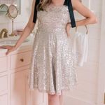 Gal Meets Glam | Diana Sequin Waterfall Dress Cocktail Tie Shoulder 4 Photo 15