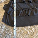 J Crew Ruffled Tank Top.‎ Charcoal Gray. Size Small Gray Photo 5
